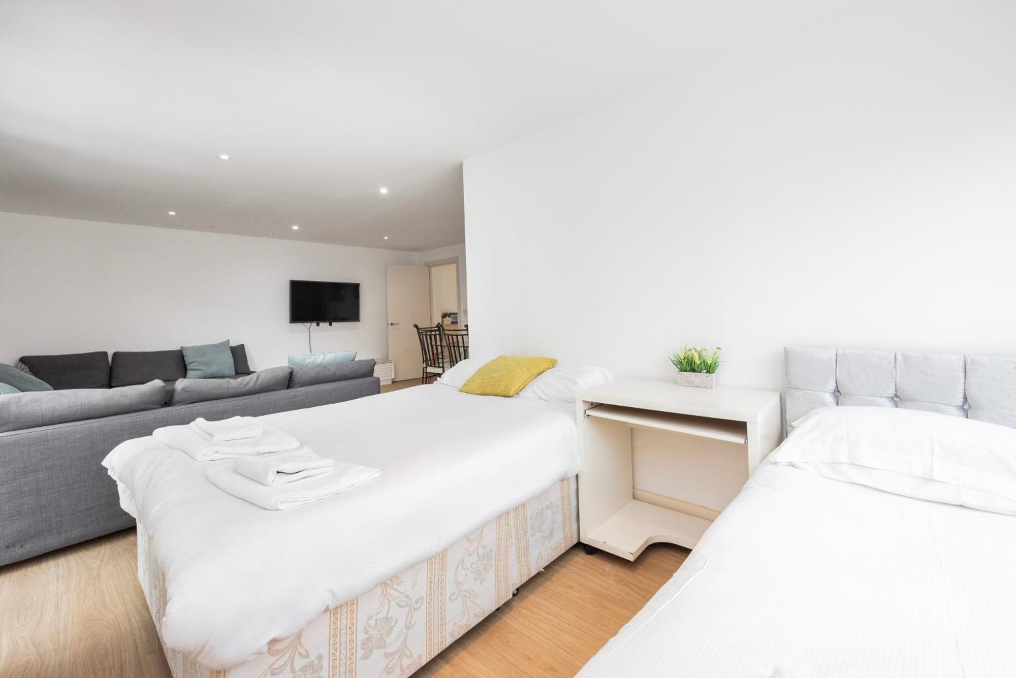 Apartamento Heads On Bed -canary Wharf Docklands For The Larger Groups Londres